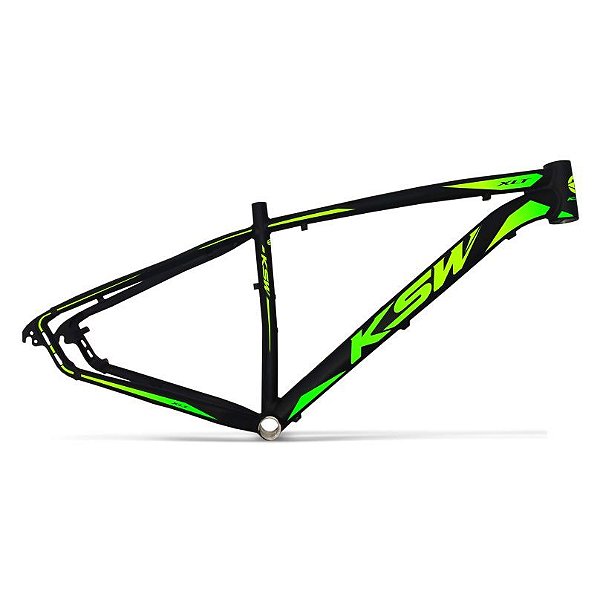 Quadro Bicicleta Bike Mtb Aluminio 29 Ksw XLT Pt/Vd F T19