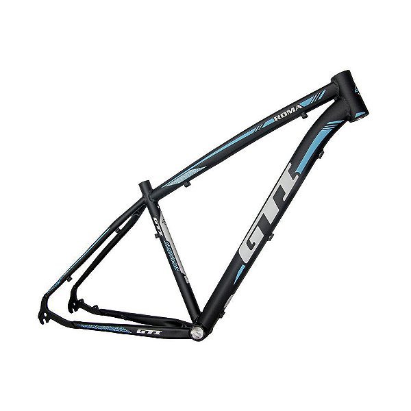 Quadro Bicicleta Bike Mtb Aluminio 29 Gti Roma Pto/Azul T17