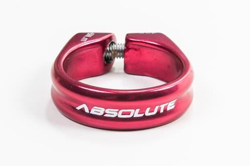 Abraçadeira Blocagem Selim Bicicleta Absolute At161 31.8 Pf