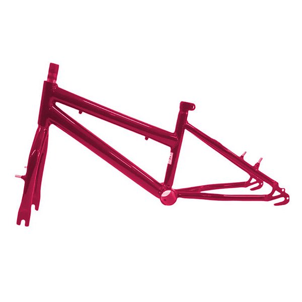 Kit Quadro e Garfo Aço Carbono Fem V-Brake Aro 16 Sans Bike
