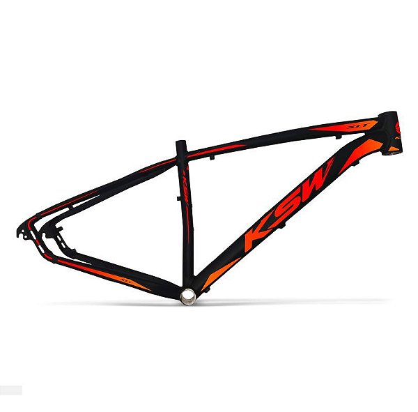 Quadro Bicicleta Bike Mtb Aluminio 29 Ksw XLT Pt/Vm/Lj F T21