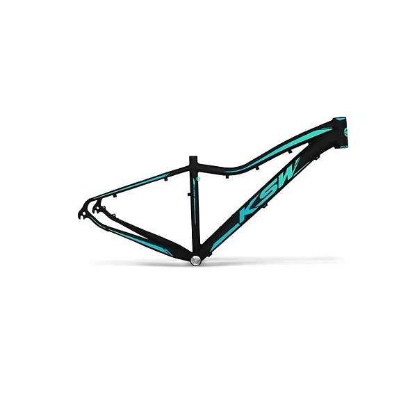 Quadro Bicicleta Bike Mtb Aluminio 29 Ksw Mwza Pt/Az F. T17