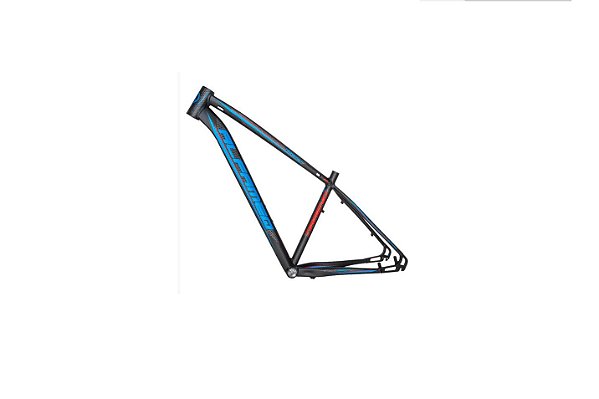 Quadro biciclet bike mtb alfameq tirreno alum pt/az/vm f T21