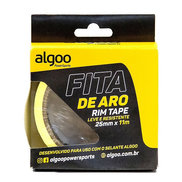 Fita Aro Tubeless Algoo 25mmX11m Fixação E Vedação Superior