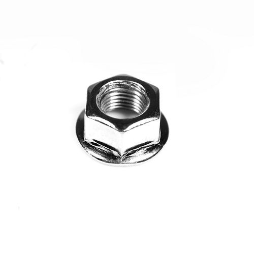 Porca P/ Eixo Bicicleta Bike Tras e Diant 3/8 10mm C/ Flange