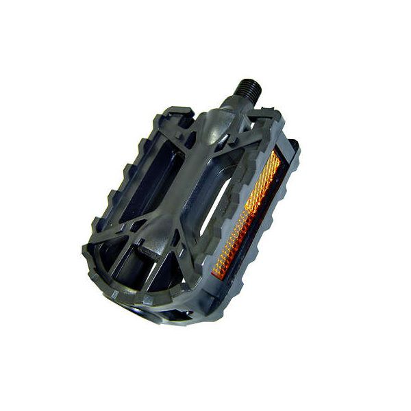 Pedal Bicicleta Bike MTB Esfera Eixo 1/2 Plastico Preto