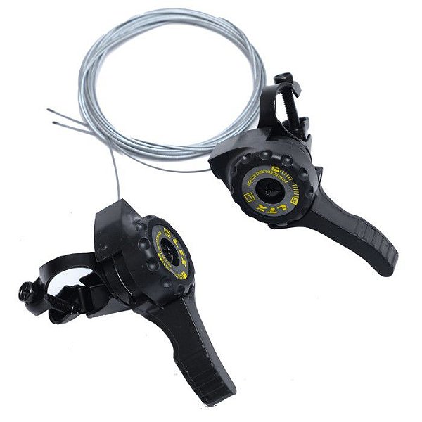 Alavanca de Câmbio Bicicleta Bike Nylon C/ Cabo S/ Conduite