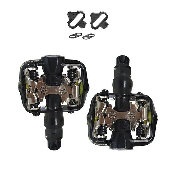 Pedal Mtb Encaixe Clip Trava Bicicleta Bike Dynamix Dnx