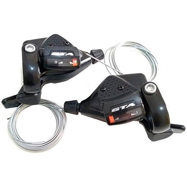 Alavanca Trocar Rapid Fire Mtb Gta 3x8 24v Sem Manetes Par