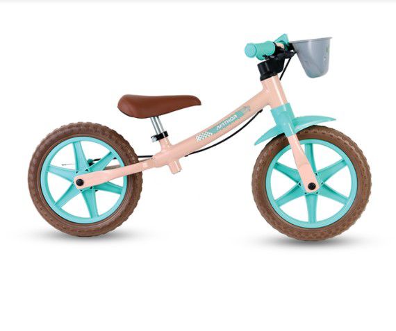 Bicicleta Infantil Criança Nathor Balance Bike Love Rs/Vd