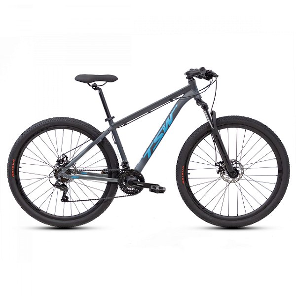 Bicicleta Ciclismo Bike Mtb Tsw Ride 21V 29x19 F Mecan. Cz/Az