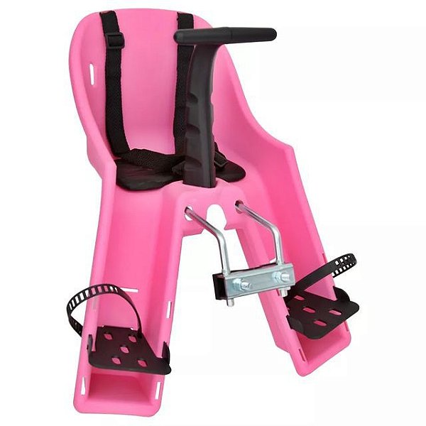 Cadeirinha Bicicleta Bike Carona Kalf Baby Dianteira Rosa