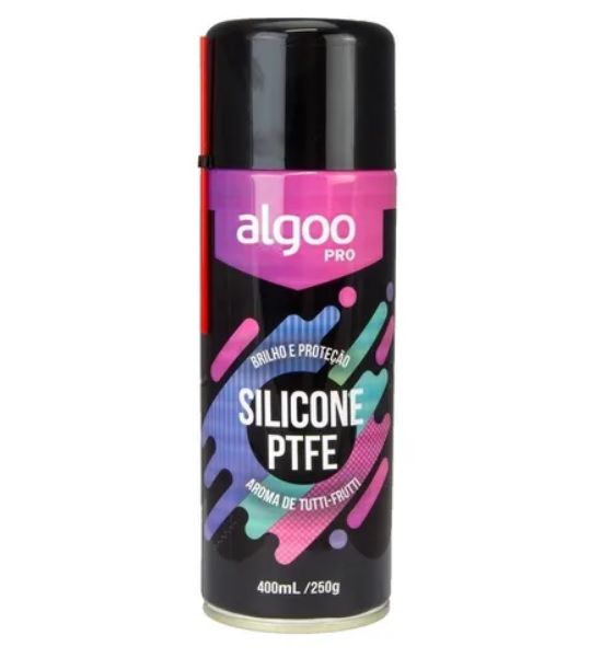 Óleo Silicone Lubrificante Spray Multiuso Algoo PTFE  400ML