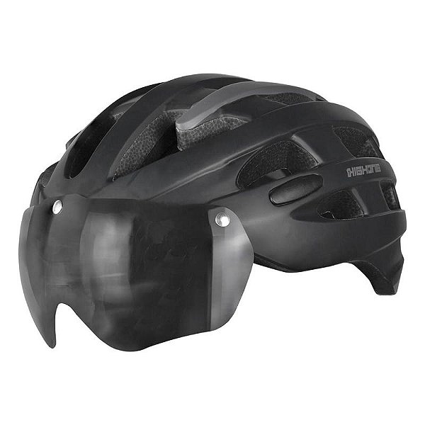 Capacete Bicicleta Ciclismo High One Casco New C/ Óculos G Pt/Cz