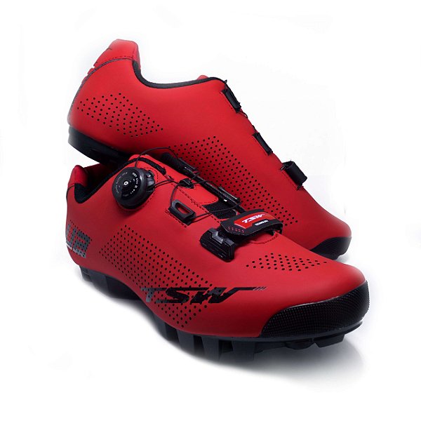 Sapatilha Calçado Bicicleta Bike Mtb Tsw Smart U2 Verm 44EUR