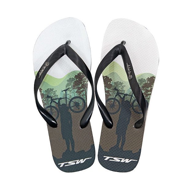 Chinelo Calçado Bicicleta Bike Tsw Masculino Mod 04 T. 41/42