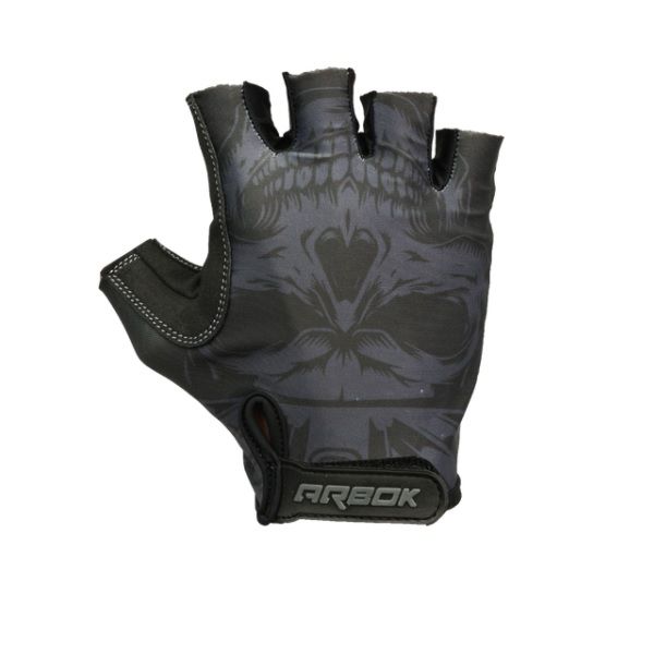 Luva Proteção Bicicleta MTB Speed Arbok Dark Aberta GG