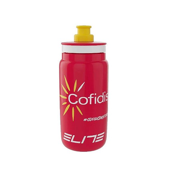 Caramanhola Garrafa Squeeze Elite Fly Team 550ml Cofidis