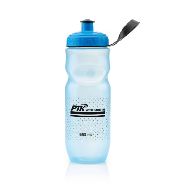 Caramanhola Garrafa Squeeze Ptk Boca Larga 650Ml Azul
