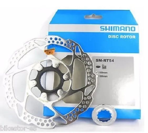 Disco Rotor Freio Mtb Bicicleta Shimano Rt-54 160mm C. Lock