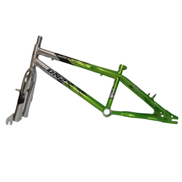 Kit Quadro e Garfo Aço DNZ Aro 20 Freestyle Fly Cross Bmx