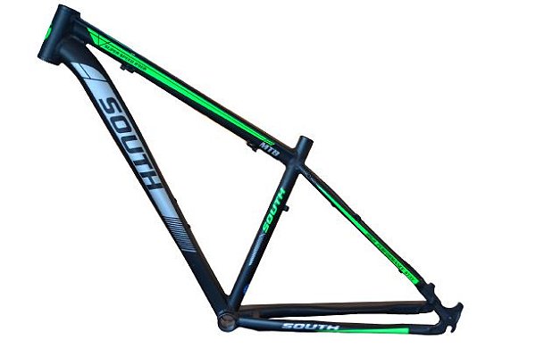 Quadro Bicicleta Bike MTB South Super Speed 29ER 29x19 Pt/Vd