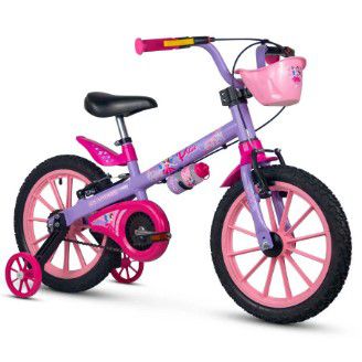 Bicicleta Bike Infantil Criança Kids Nathor Aro 16 Pixie