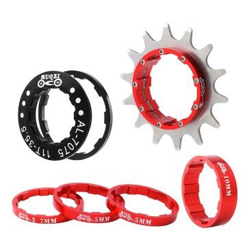 Adaptador Bicicleta Bike Single Cog Único Muqzi 14d Vermelho