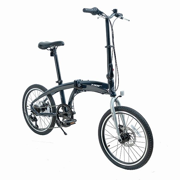 Bicicleta Bike Ciclismo Urbano Dobrável Tsw U-Bend Aro 20 7V