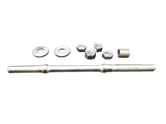 Eixo Traseiro Kenn 3/8x185mm C/ Batente Porca Cont Porca Esp