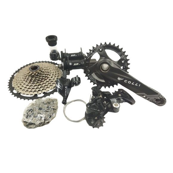 Kit Transmissão Bicicleta Bike Mtb Colli 12v Completo