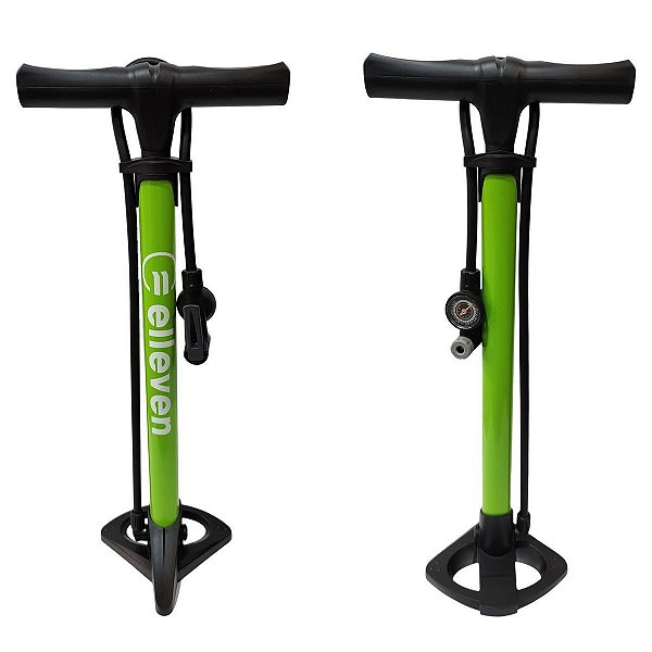 Bomba Oficina Bicicleta Bike Elleven Automática Manômetro 120 PSI