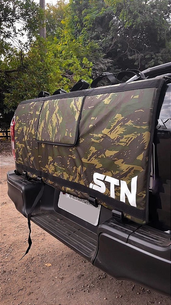 Transbike TruckPad STN Adventure Para 4 Bicicletas Camuflado