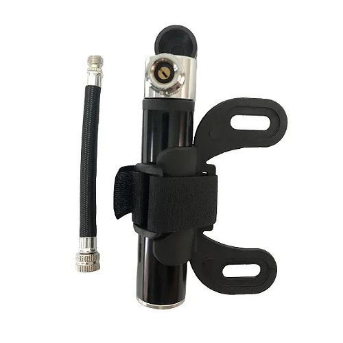 Bomba De Ar P/ Bicicleta Bike STN Compact Preto