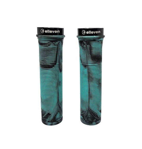 Manopla Punho Bicicleta Elleven Mtb Camufalda C/ Trava PT/VD