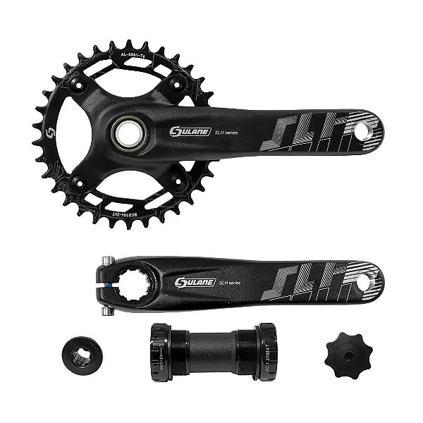 Pedivela Integrado Bicicleta Bike Sulane BCD 104 175mm