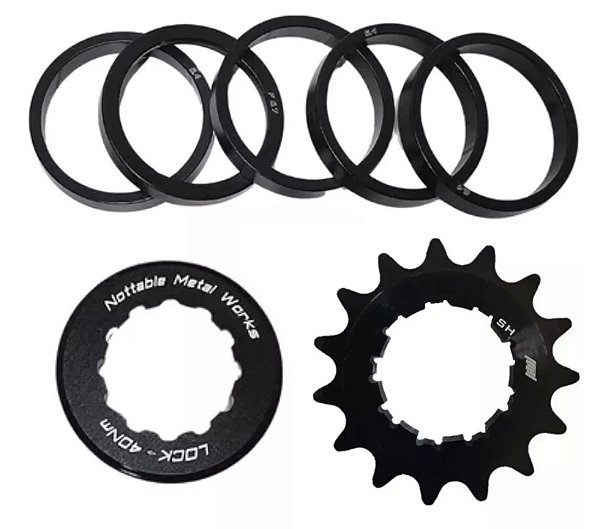 COG Pinhão Com Espaçador Nottable BMX Padrão Shimano