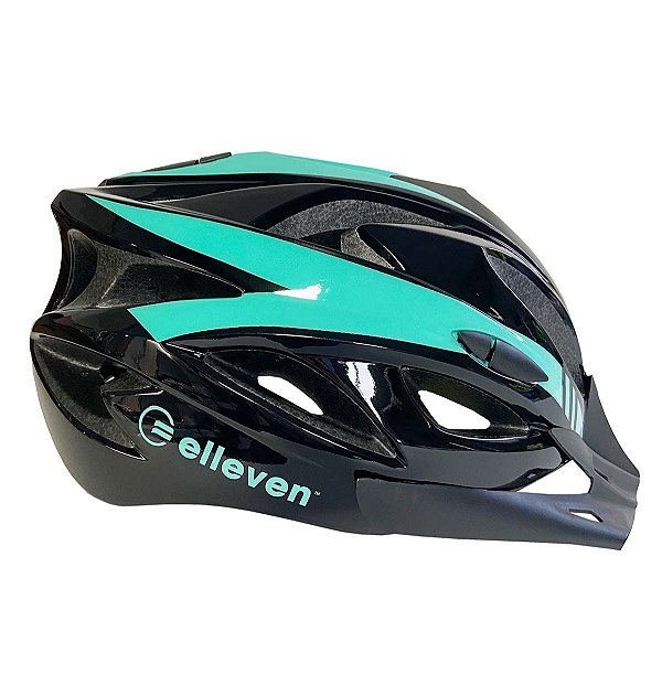 Capacete Bicicleta Ciclismo Mtb Speed Elleven M Pt/Vd Água