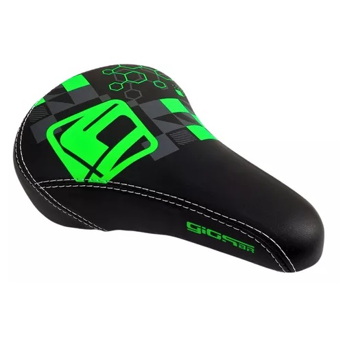 Selim Banco Bicicleta Bike Bmx Grau Gios GL-1109 240x145 mm BIKERNAUTA Cor:Verde