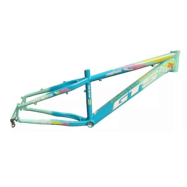 Quadro Bicicleta Bike Freeride GTS Predador Aro 26 Az/Vd