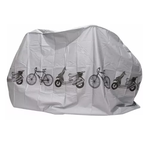 Capa Para Proteção Bicicleta Cinza Tm. 210X65X110CM Rontek