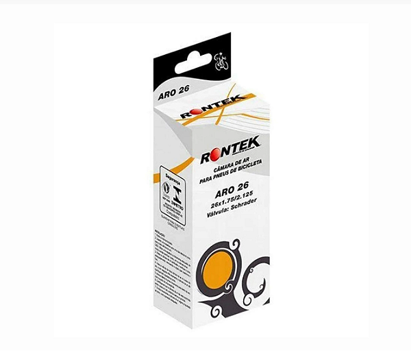Câmara De Ar Bicicleta Bike Rontek 26x1.75/2.125 Presta 48MM