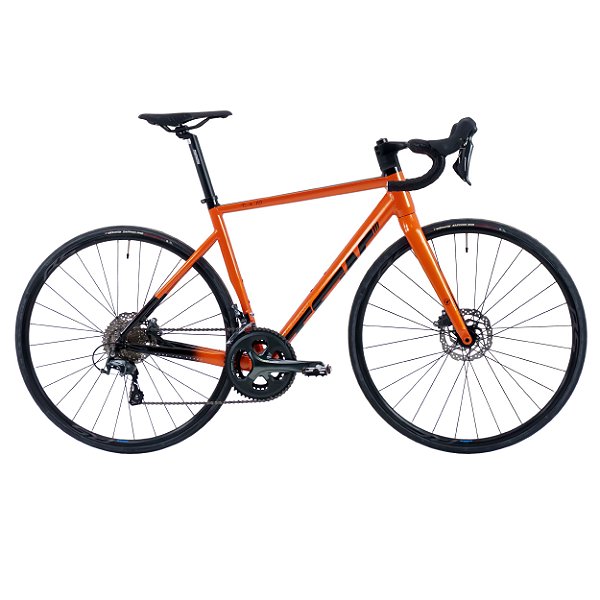 Bicicleta Ciclismo Speed TSW TR-10 20V Freio Hidraulico Laranja Bikernauta