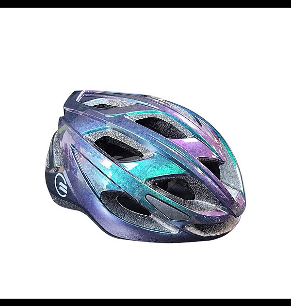 Capacete Bicicleta Mtb Speed MTB Inmold Race L 57-62 Branco Camaleão