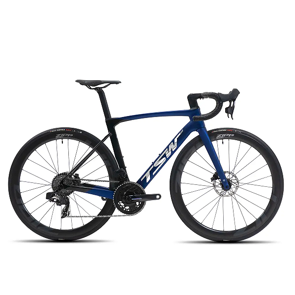 Bicicleta Ciclismo Speed TR1 Sprint Sram Force 24V AXS Freio Hidraulico Azul