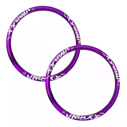 PAR Aro Roda Bicicleta Bike Vzan Vmaxx 26x36F P69 Disc Violeta