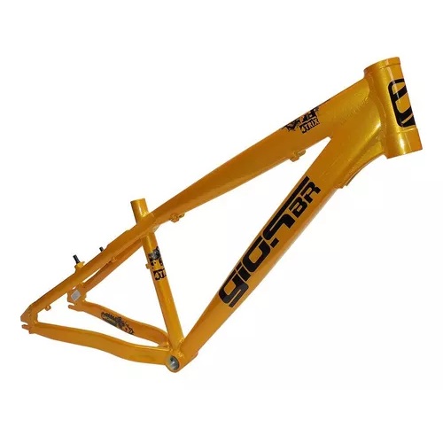 Quadro Bike Bicicleta BMX Wheeling Grau GIOS 4-TRIX Wheeling 26X14 Dourado