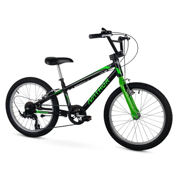 Bicicleta Bike Infantil Criança Nathor Aro 20 Blade Green