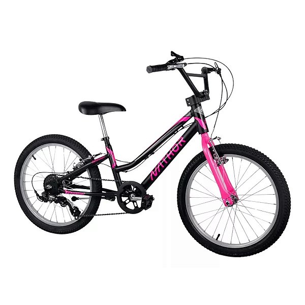 Bicicleta Bike Infantil Criança Nathor Aro 20 Harmony Pink
