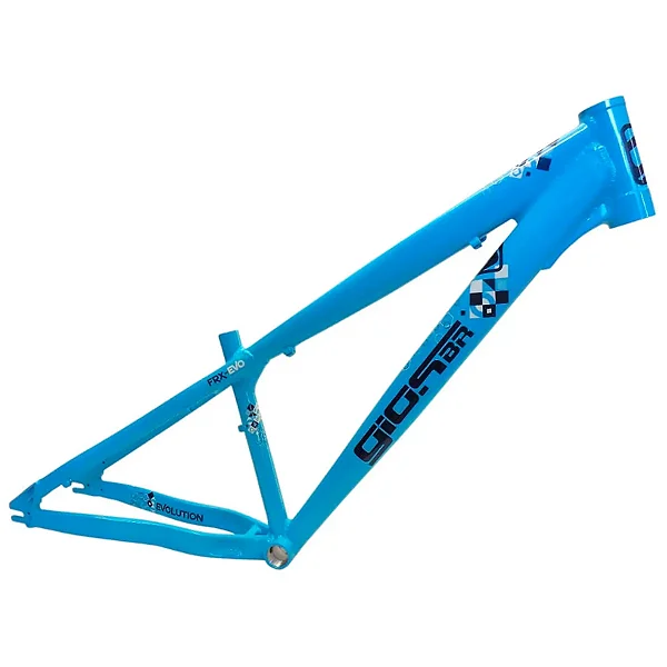 Quadro Bike Bicicleta BMX Wheeling Grau GIOS FRX-EVO 26X13,5 Azul Claro / Azul  Marinho / Branco
